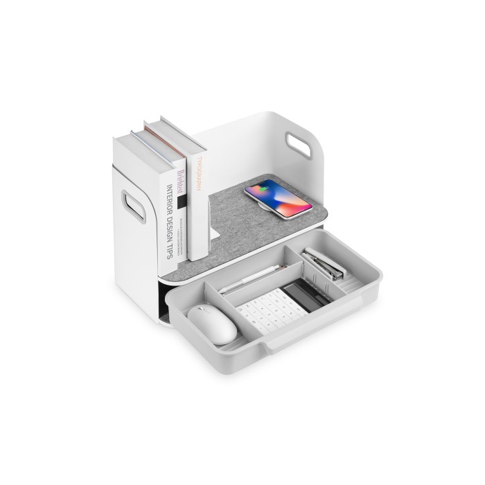 DIGITUS Desktop Organizer con caricatore Qi
