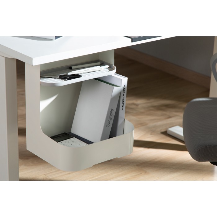 DIGITUS Ripiano sotto scrivania / ripiano porta oggetti