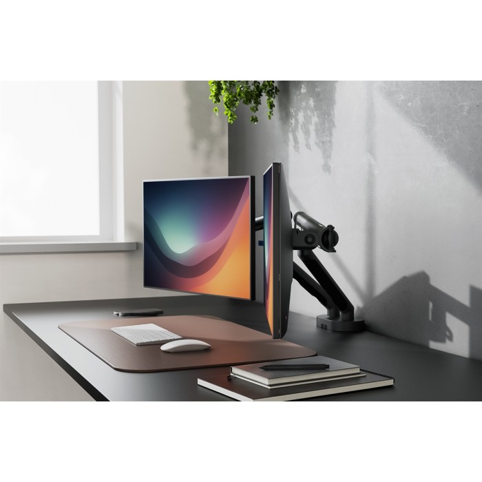 Supporto per monitor a doppio design, 2x 35', 2x 10 kg
