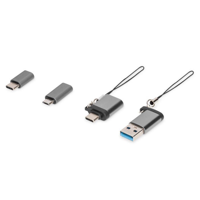 DIGITUS Set adattatore USB, 4 pezzi