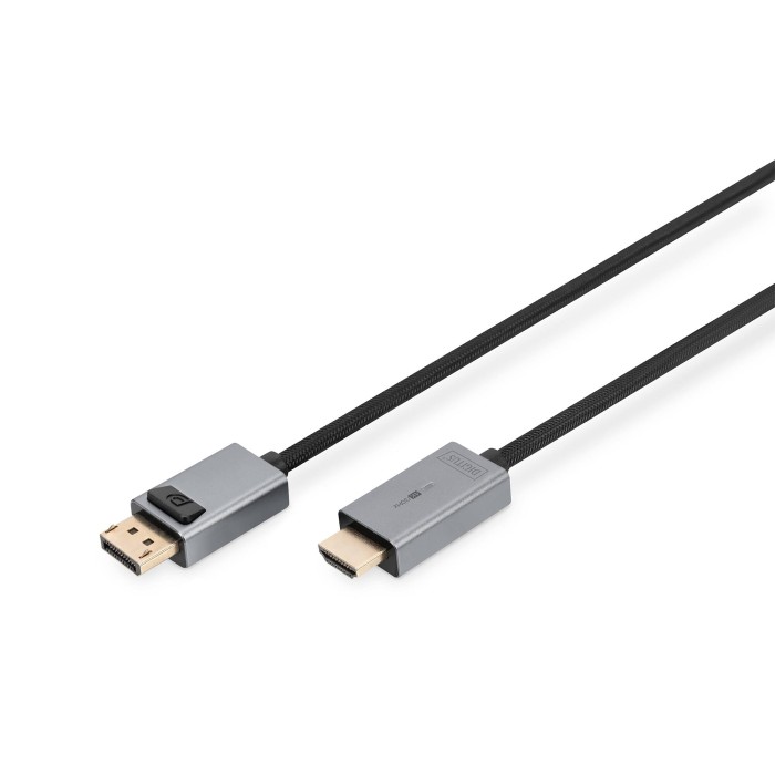 DIGITUS Cavo adattatore DisplayPort 4K, DP - HDMI tipo A mt 3