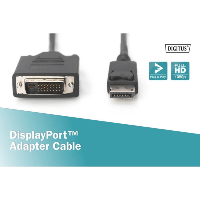 CAVO DISPLAYPORT - DVI 24+1 MASCHIO/MASCHIO MT 2 DIGITUS