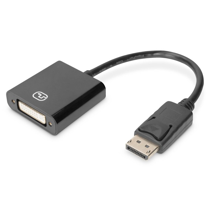 DIGITUS Adattatore attivo / Convertitore DisplayPort, da DP a DVI