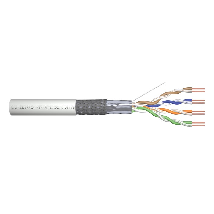 DIGITUS CAVO RETE SOLIDO CAT 5E RAME SF-UTP MATASSA MT 305 CPR: ECA