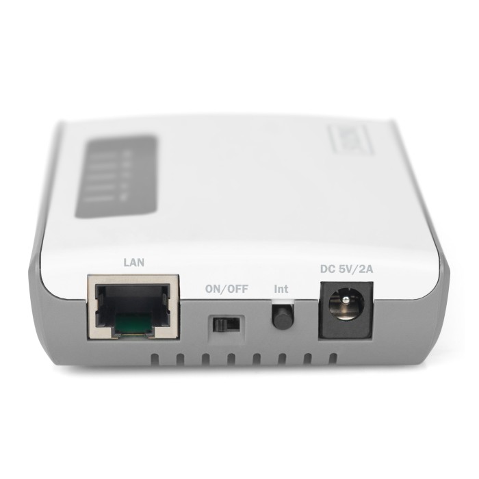 SERVER MULTIFUNZIONE RETE WIRELESS DIGITUS USB 2.0 A 2 PORTE, 300 MBPS