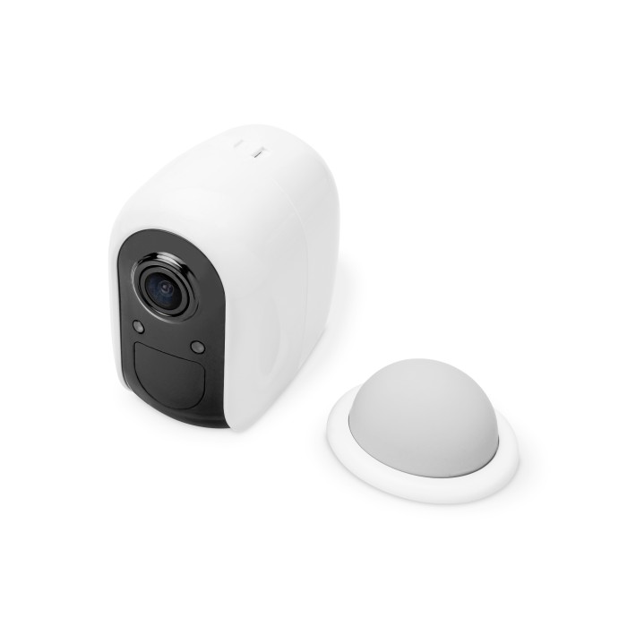 VIDEOCAMERA ESTERNA SMART FULL HD A COMANDO VOCALE WIRELESS A BATTERIA DIGITUS