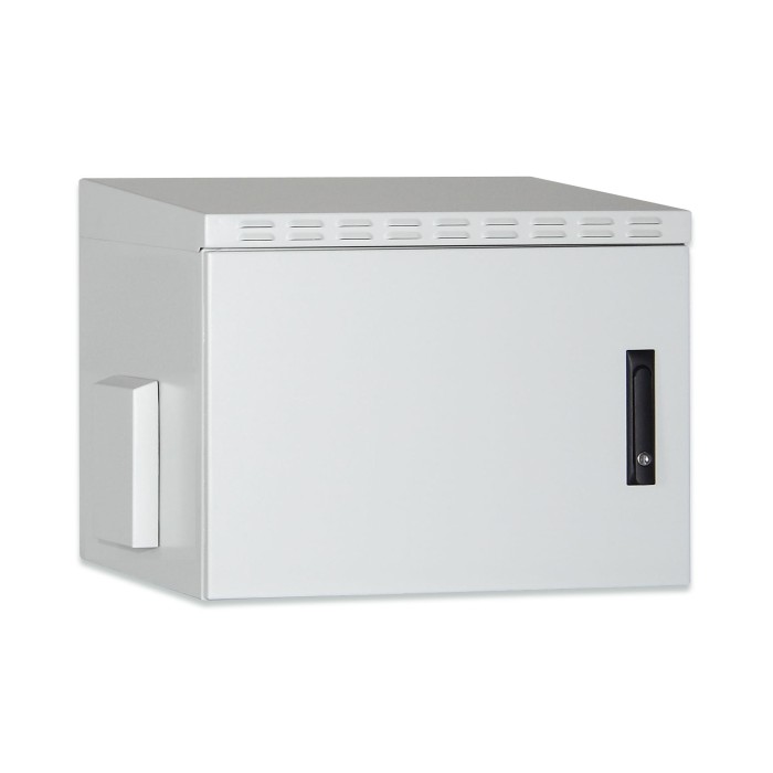 ARMADIO RACK 19' PER RETI DA ESTERNO PROTEZIONE IP55 9 UNITA' (AxLxP) 579x600x600 MM