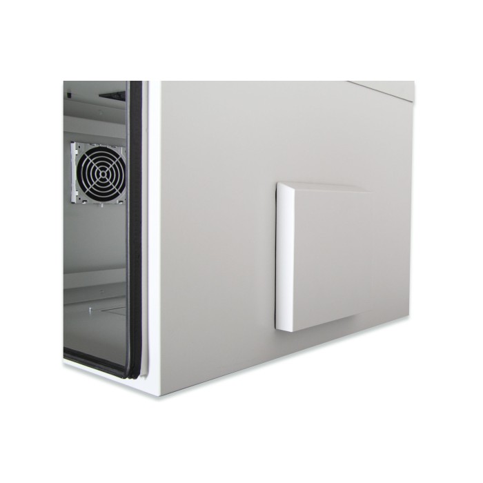 ARMADIO RACK 19' PER RETI DA ESTERNO PROTEZIONE IP55 12 UNITA' (AxLxP) 713x600x600 MM