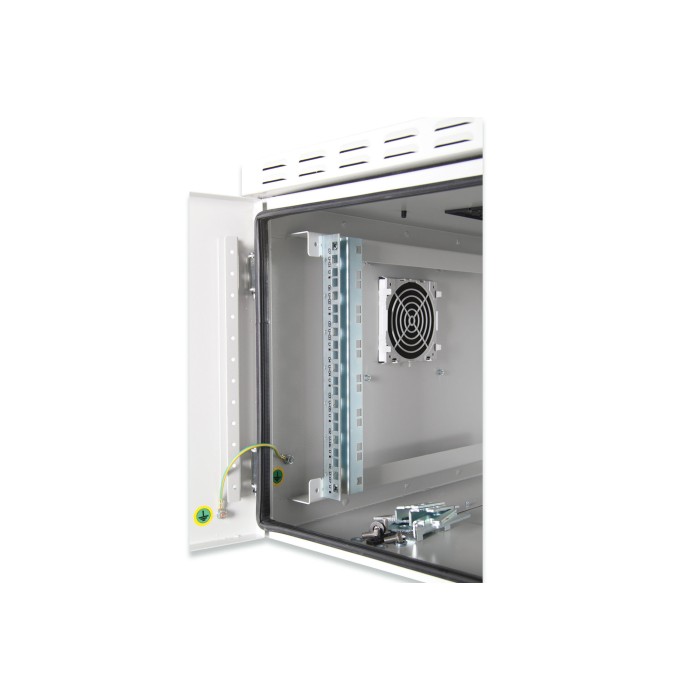 ARMADIO RACK 19' PER RETI DA ESTERNO PROTEZIONE IP55 16 UNITA' (AxLxP) 891x600x600 MM
