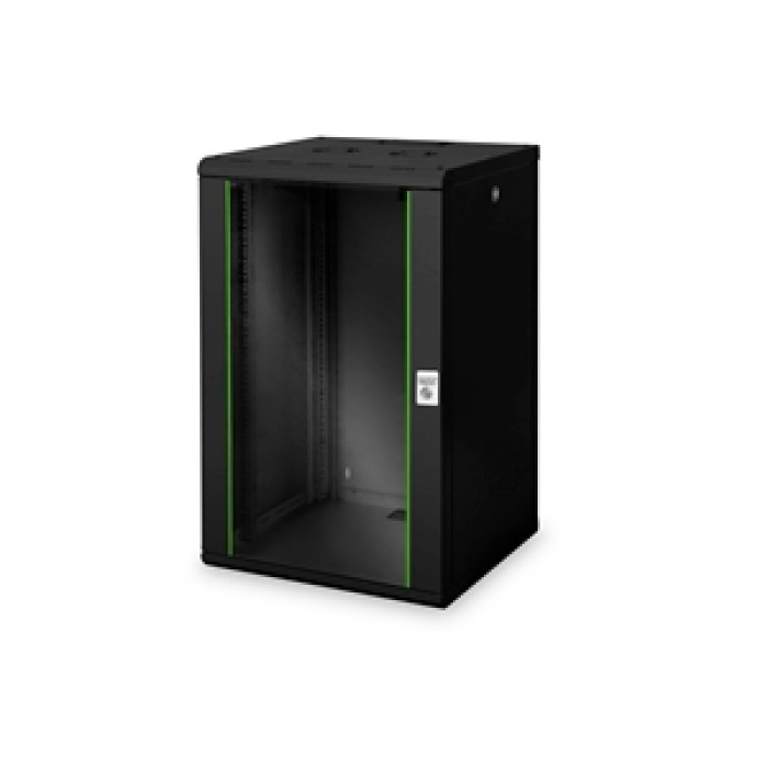 ARMADIO RACK 19' A PARETE 20U, UNIQUE 998X600X600 MM, COLORE NERO (RAL 9005)