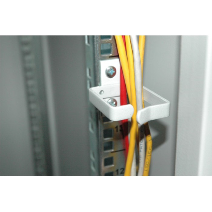 PASSACAVI PER ARMADI RACK 150x70 mm. CONFEZIONE 10 PEZZI - COLORE GRIGIO RAL 7035