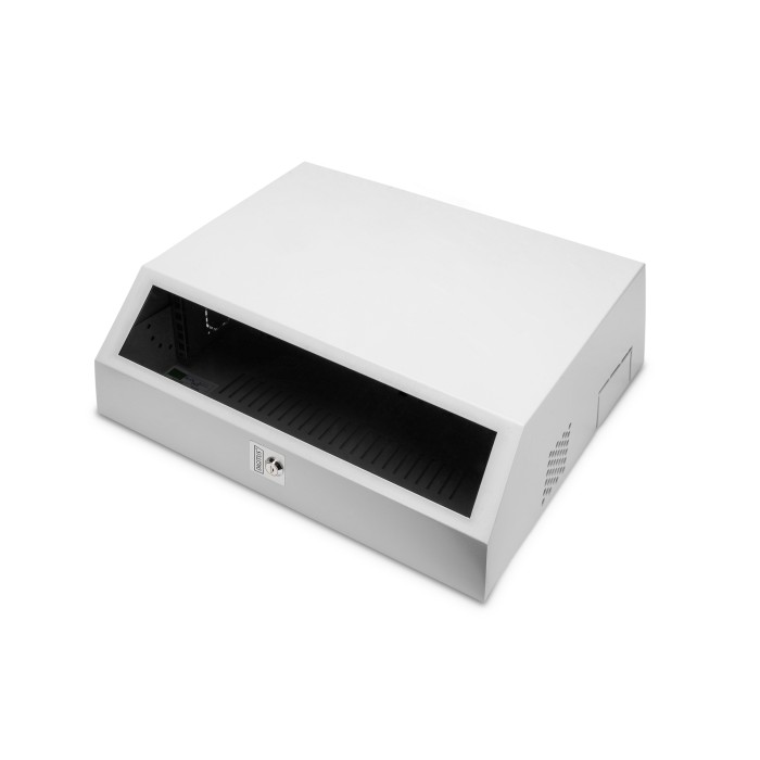 DIGITUS Alloggiamento a parete SOHO Slim - 500 x 476 mm (Largh. x Prof.)