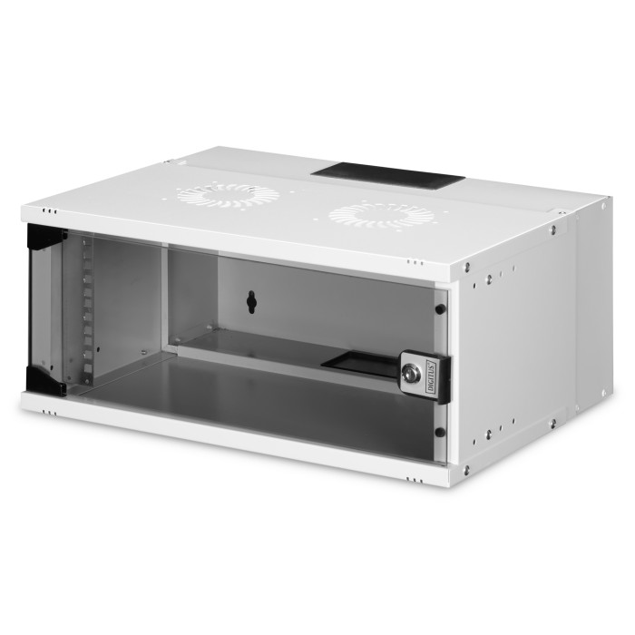 Armadio Digitus SOHO PRO 4U a parete 19' 540x400 mm (LxP) grigio da assemblare