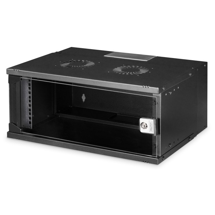 Armadio Digitus SOHO PRO 4U a parete 19' 540x400 mm (LxP) nero da assemblare