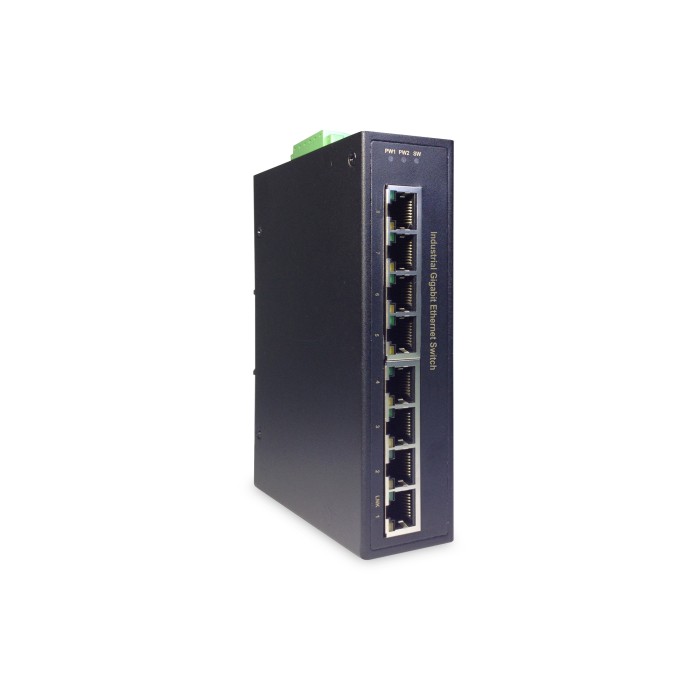 SWITCH INDUSTRIALE 8 PORTE GIGABIT
