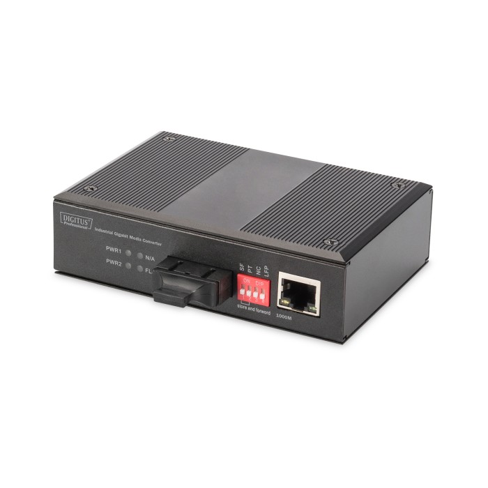 MEDIA CONVERTER INDUSTRIALE 1000Base-SX SC 0,5 KM