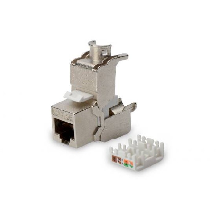 INSERTO JACK STP SCHERMATO RJ45 8 POLI CAT 5E (FRUTTO)