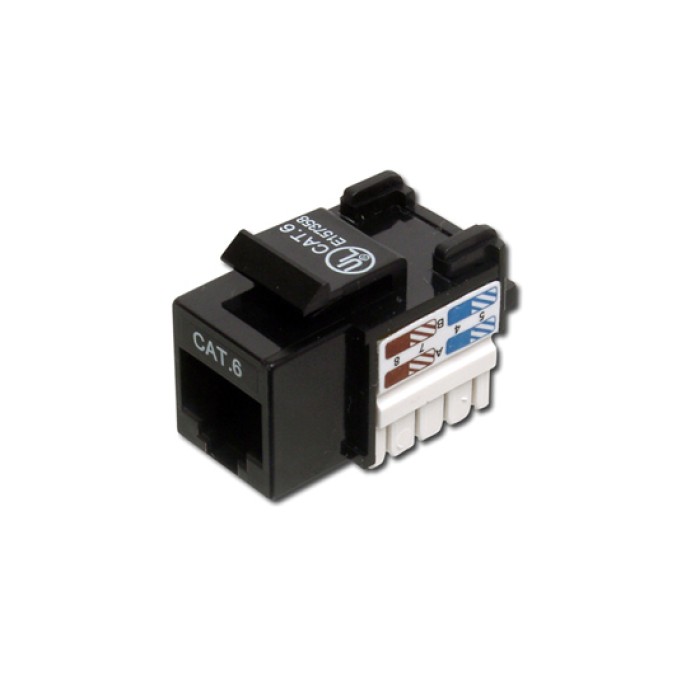 INSERTO JACK UTP 8 POLI RJ45 CAT.6 (FRUTTO)