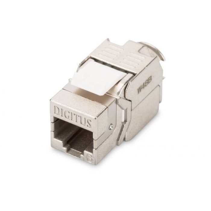 INSERTO JACK SCHERMATO RJ45 CATEGORIA 6 TOOLFREE