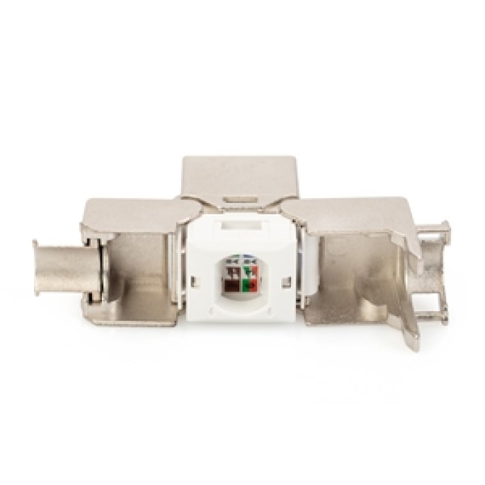 Modulo Keystone CAT 6A, schermato, attrezzi per l'installazione non necessari - 2 pezzi