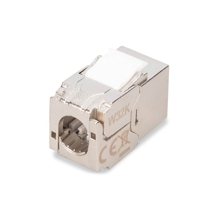 DIGITUS Modulo keystone corpo compatto CAT 6A, schermato, connessione di montaggio senza attrezzi