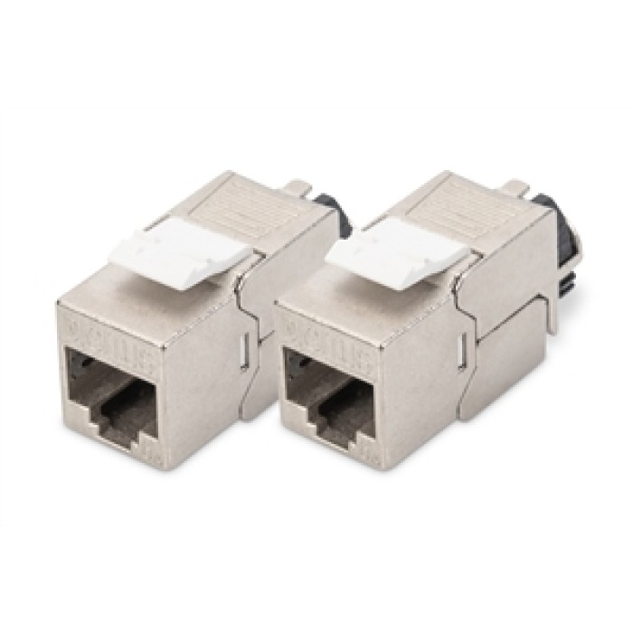 Modulo Keystone CAT 6A, schermato con supporto dei cavi intelligente - 2 pezzi
