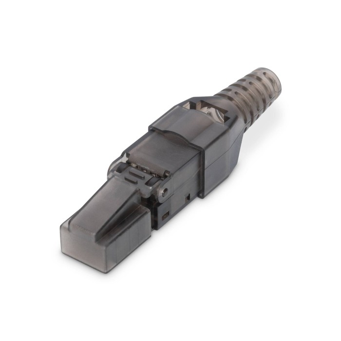 DIGITUS CONNETTORE TOOLESS RJ45 CAT 6A UTP PER CAVO RIGIDO E FLESSIBILE