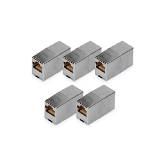 Accoppiamento modulare RJ45 CAT 5e, classe D - 5 pezzi