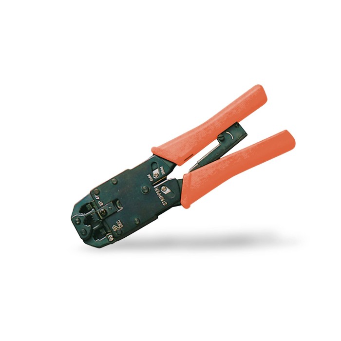 PINZA UNIVERSALE PER CRIMPARE CONNETTORI 4,6,8 POLI RJ11 RJ12 RJ45