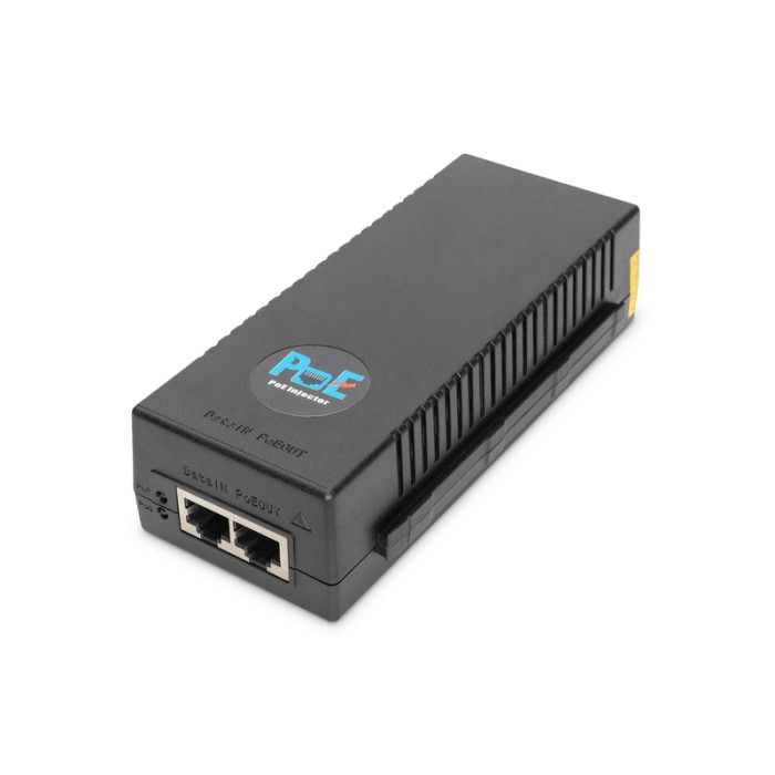 INIETTORE 10 GIGABIT  POE+ ETHERNET 802.3AT PIN DI ALIMENTAZIONE: 3/6(+), 1/2(-), 30W