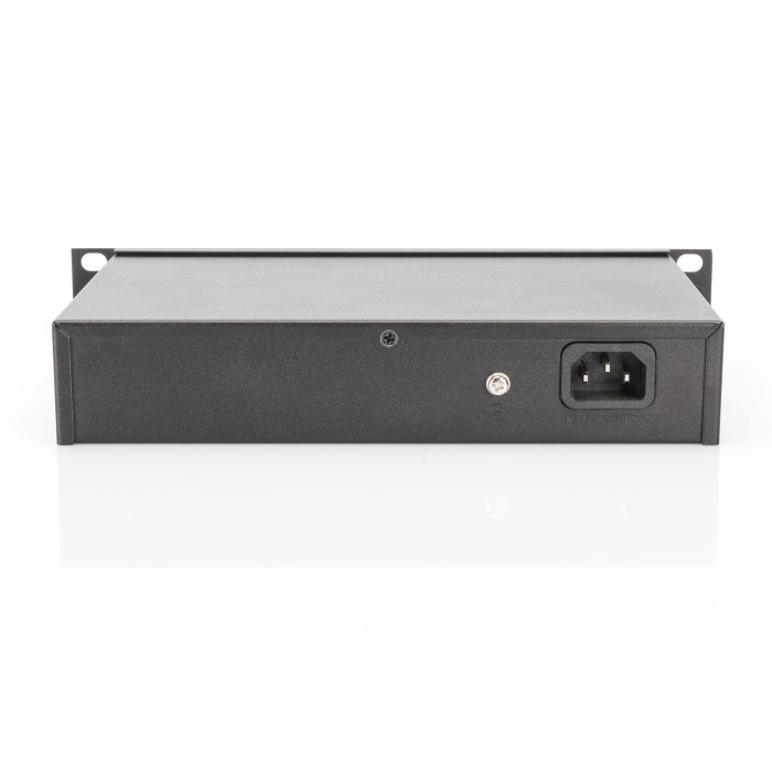 SWITCH PER RETI DIGITUS 8 PORTE GIGABIT ETHERNET INSTALLABILE 10 POE