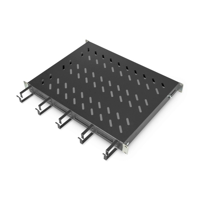 RIPIANO PER ARMADI RACK 19' CON GESTIONE CAVI PER ARMADI 600 MM COLORE NERO