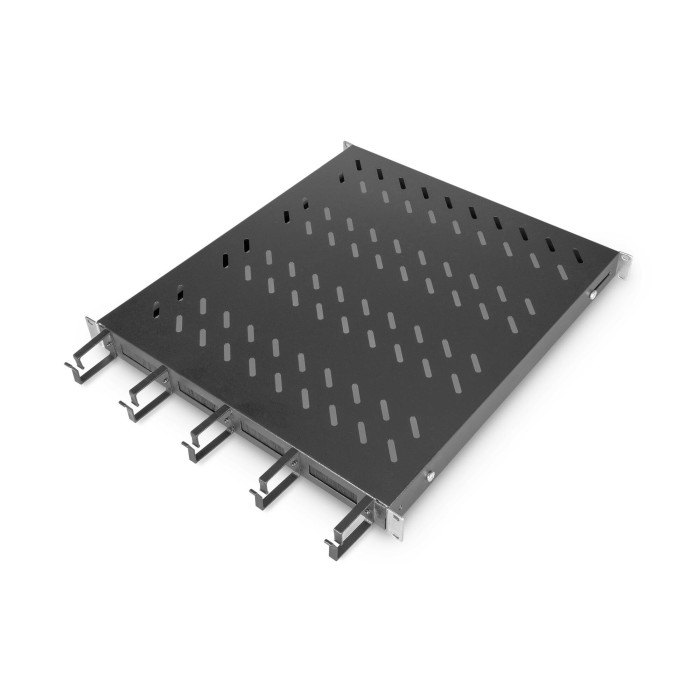 RIPIANO PER ARMADI RACK 19' CON GESTIONE CAVI PER ARMADI 800 MM COLORE NERO