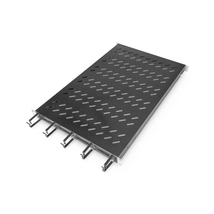 RIPIANO PER ARMADI RACK 19' CON GESTIONE CAVI PER ARMADI 1000 MM COLORE NERO