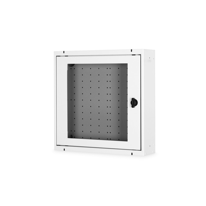ARMADIO HOME PORTA VETRO 400x400x100 MM COLORE GRIGIO DIGITUS
