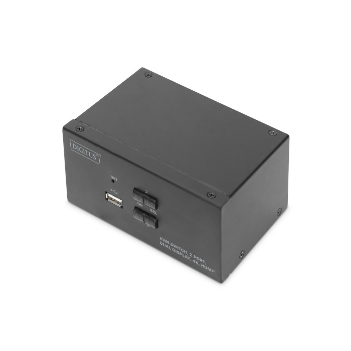 SWITCH KVM 2 PORTE 4K, DOPPIO SCHERMO HDMI ? USB
