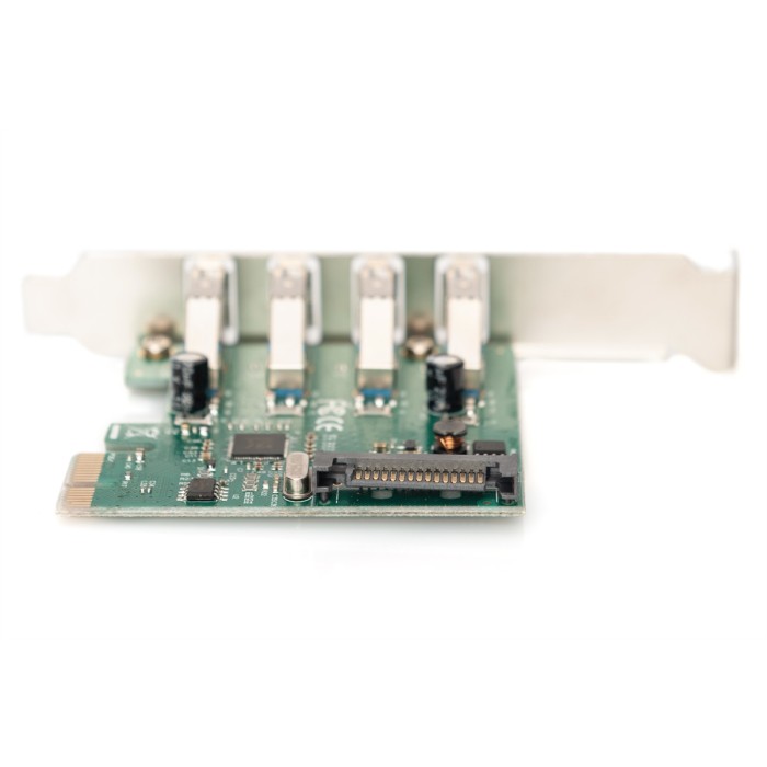 SCHEDA AGGIUNTIVA PCI-EXPRESS 4 PORTE USB 3.0