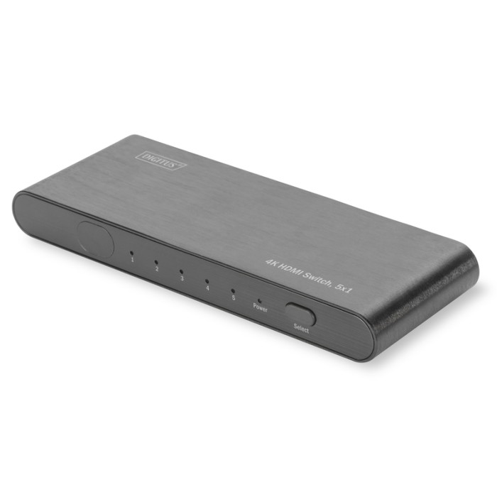 SWITCH HDMI HIGHSPEED 2.0 5x1 UHD 4K*2K@60Hz, FULL 3D ALLOGGIAMENTO ALLUMINIO