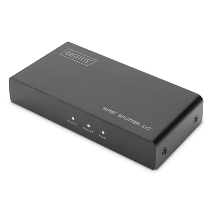 SPLITTER HDMI 4K, 1X2, 4K2K, UHD/60HZ EDID, HDR, HDCP, NERO