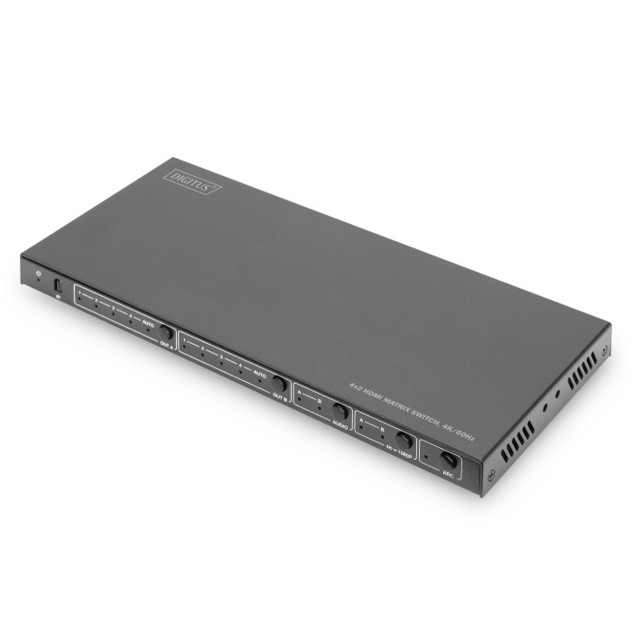 DIGITUS 4x2 switch matrix HDMI, 4K/60Hz