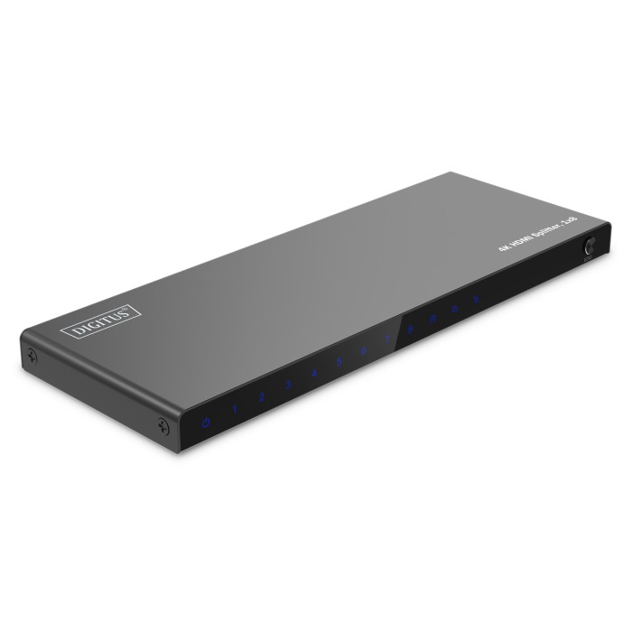 SPLITTER HDMI 1x8 4K/60Hz HDCP 2.2, EDID Control