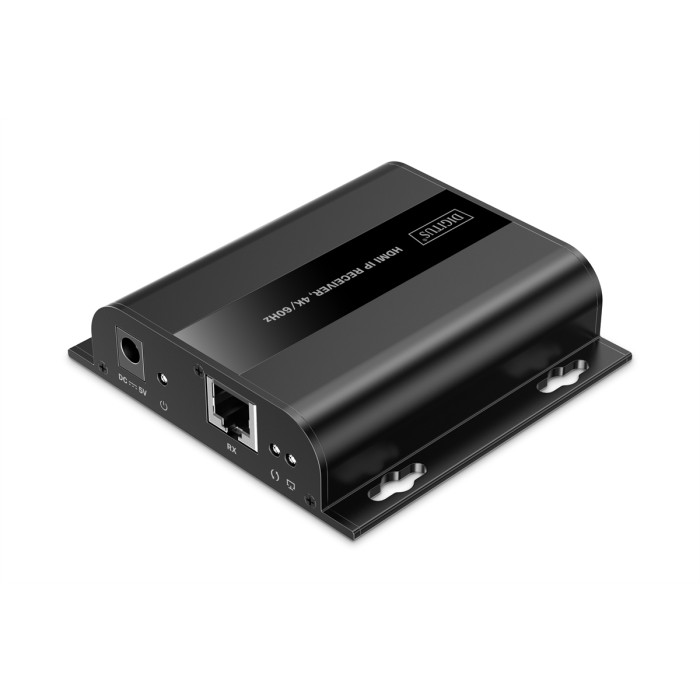 Ricevitore HDMI per DS55351, 4K/60Hz 120/200 mt. uno-a-molti, CAT, nero