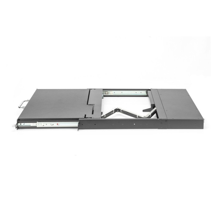 Console KVM modulare HD LCD con TFT da 17', connessione KVM Cat5 a 8 porte, touchpad, layout tastiera italiana