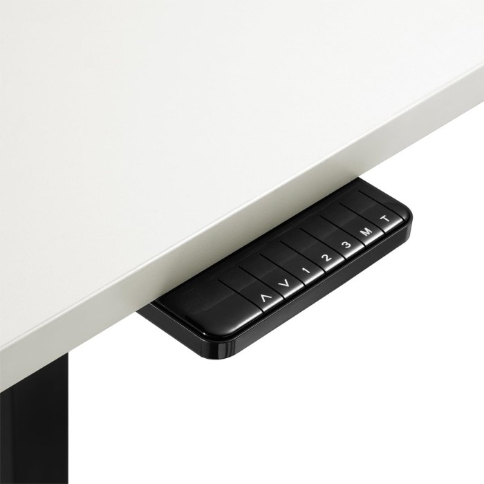 SUPPORTO PER TAVOLO ALZO ELETTRICO 620-1280 MM DOPPIO MOTORE BIANCO