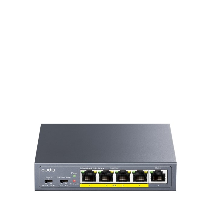 Switch Gigabit PoE+ a 5 porte