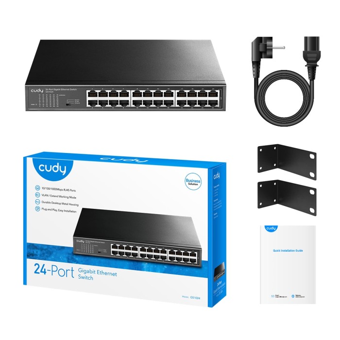 Switch Gigabit non gestito a 24 porte