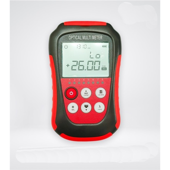 OPTICAL POWER METER 10mW RED LIGHT -70/+6dB DRY BATTERY
