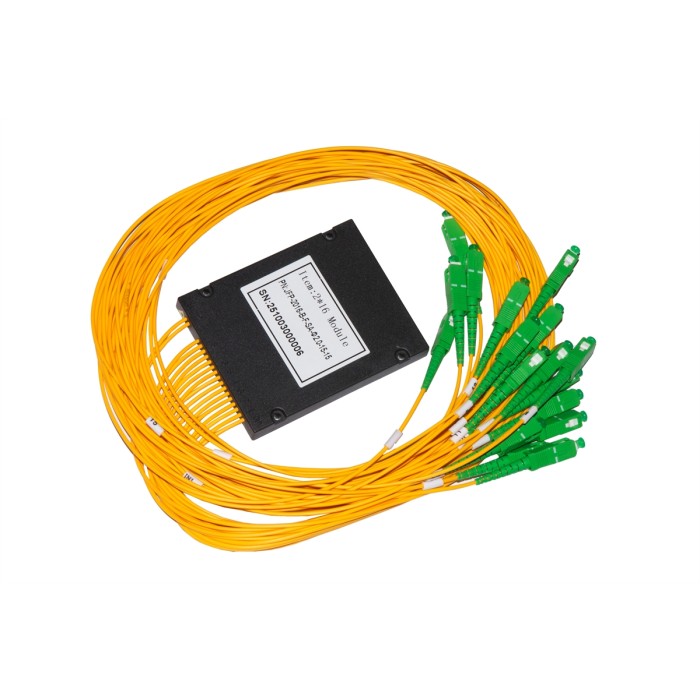 BOX PLC SPLITTER CON CONNETTORI SC APC 2 IN E 16 OUT MT 1.5
