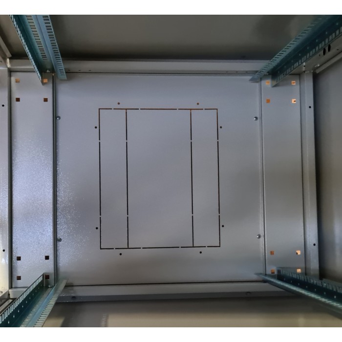ARMADIO RACK PER RETI 19' 42U (A)2002, (L)600, (P)1000 COLORE GRIGIO PORTA TRAFORATA SERIE EAVI