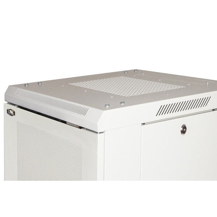 ARMADIO RACK 19' 42U (A)2055, (L)600, (P)600 COLORE GRIGIO PORTA TRAFORATA
